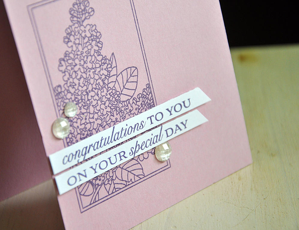 Congratulations To You Card Detail