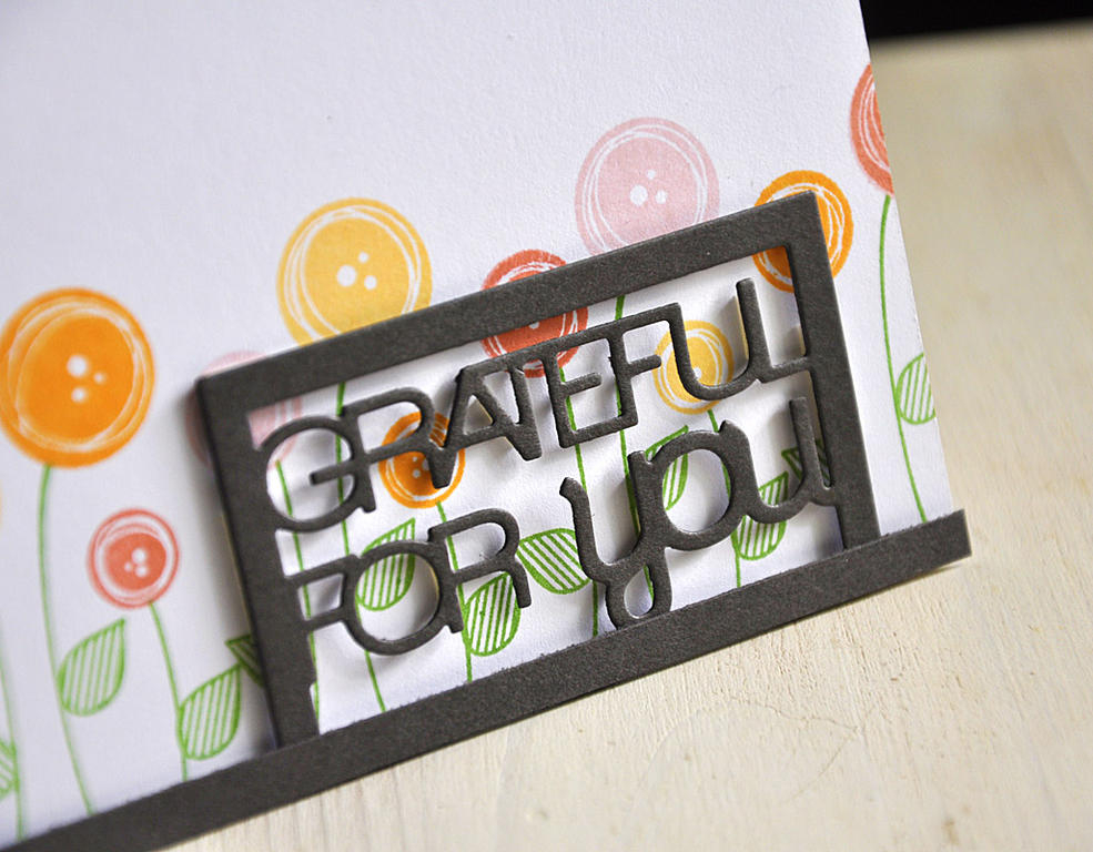 Grateful For You Card Detail