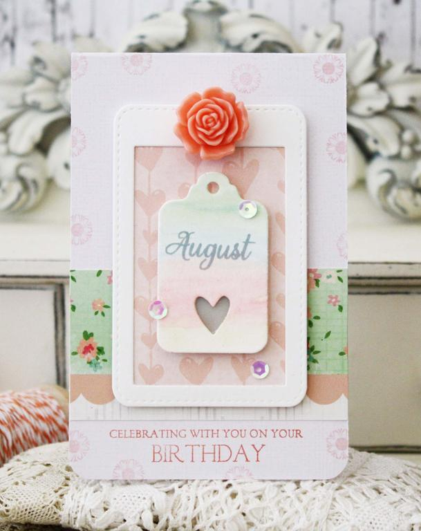 Papertrey Ink Supplies Used:<br />
Stamps:<br />
Birthday Classics:  August<br />
Ink:<br />...