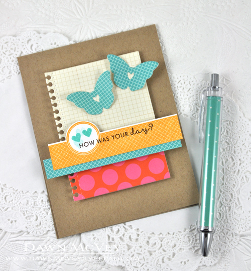 Paper: stamper&#039;s select white, kraft, Monthly Moments journal cards<br />
Stamps: Monthly...