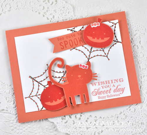 Paper: stamper&#039;s select white, melon berry, berry sorbet<br />
Stamps: Along Came A...