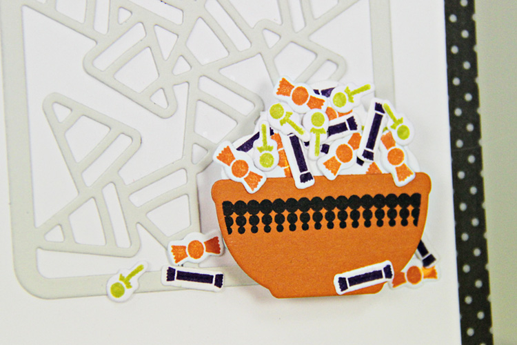 Stamps: Superstition, Spooky Sweets II, Bowl of Sunshine<br />
Dies: Candy Corn Collage,...