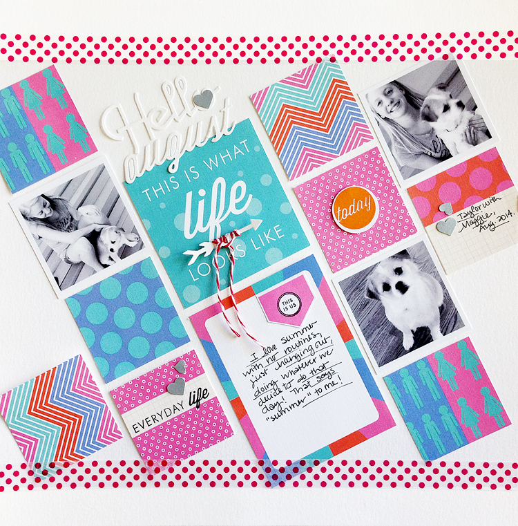 STAMPS: Monthly Moments: August<br />
INK: True Black, Orange Zest, Hibiscus Burst<br />...