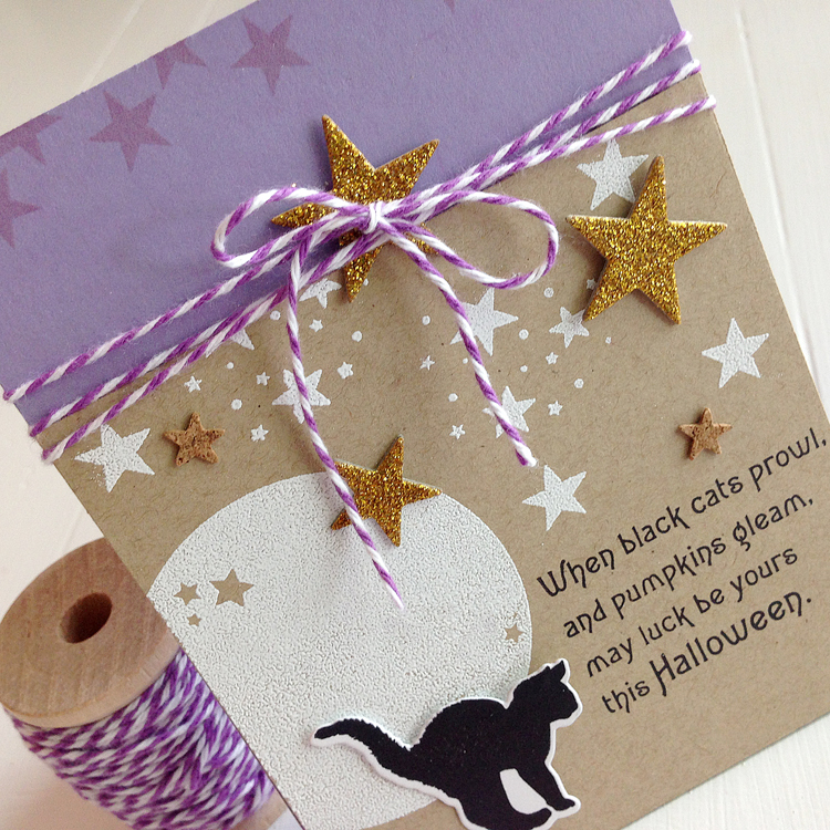 STAMPS: Superstition, Full Moon<br />
INK: True Black, Versamark<br />
PAPER: Classic Kraft,...