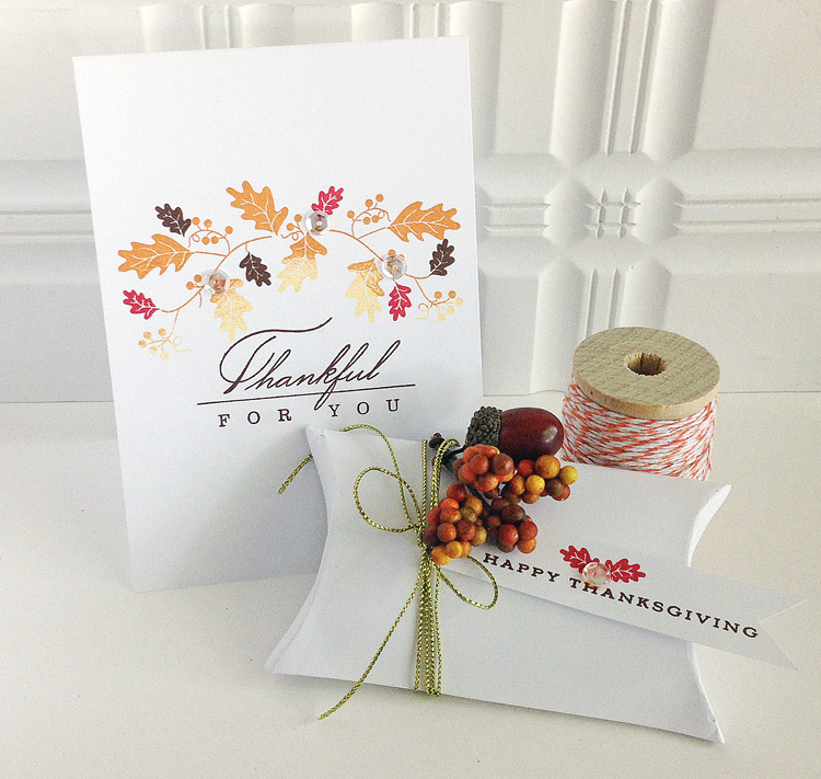 STAMPS: Autumn Adornments, Keep It Simple: Thanksgiving<br />
INK: Pure Poppy, Dark...