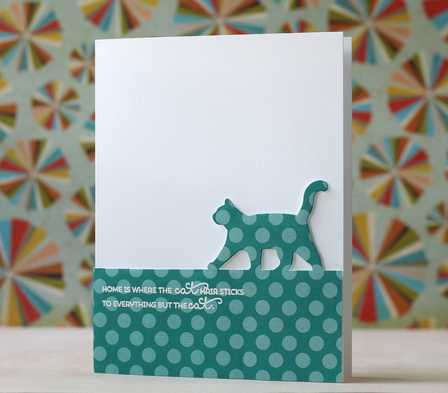 cardstock: stamper&#039;s select white<br />
pattern paper: tropical teal polka dot<br />...