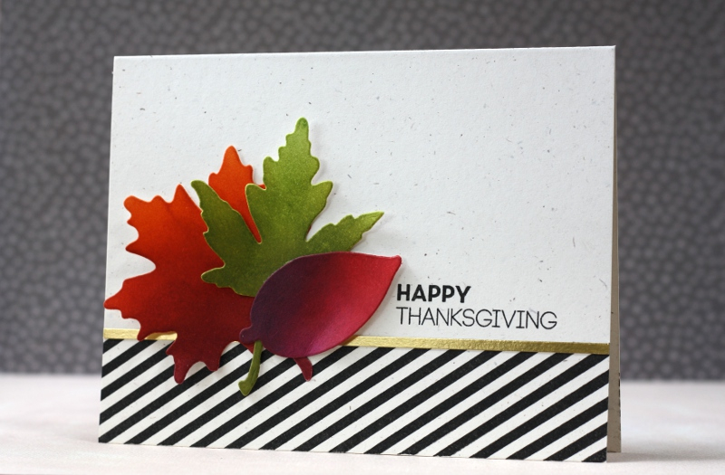 cardstock: rustic cream<br />
stamps: Keep It Simple: Thanksgiving, super stripes<br />
dies:...