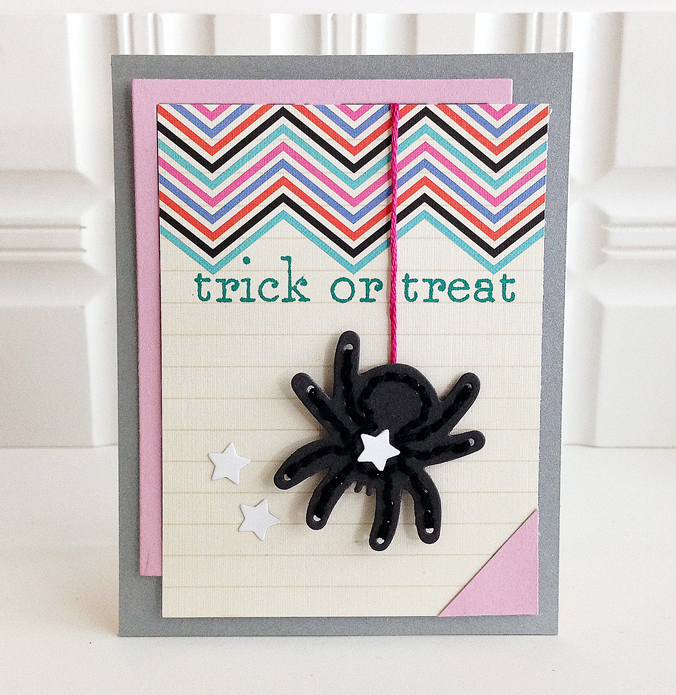 STAMPS: Along Came a Spider, Keep It Simple: Halloween<br />
INK: Tropical Teal<br />
PAPER:...