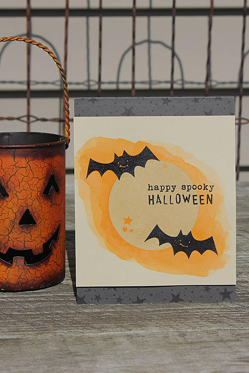 size: 4 1/4&quot; x 5 1/2&quot;<br />
<br />
stamps: Happy Spooky Halloween, Full Moon<br />...