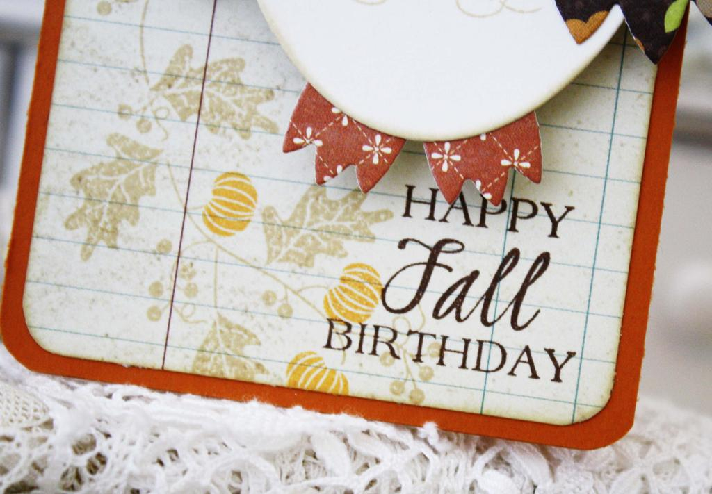 Papertrey Ink Supplies Used:<br />
Stamps:<br />
Birthday Classics:  September, Autumn...