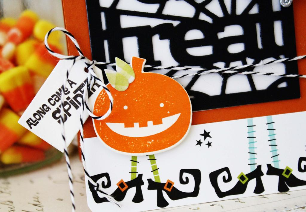 Papertrey Ink Supplies Used:<br />
Stamps:<br />
Along Came a Spider<br />
Tools:<br />
Tiny...