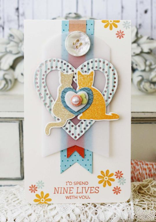 Papertrey Ink Supplies Used:<br />
Stamps:<br />
Superstition and Everyday Cat Sentiments,...