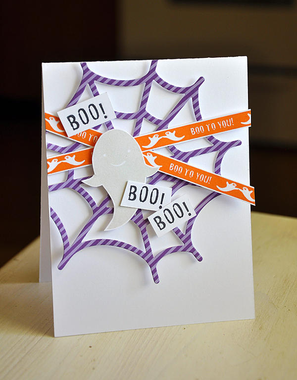 Stamps: Happy Spooky Halloween &amp;amp; Haunted Borders<br />
Ink: Orange Zest, Soft Stone and...