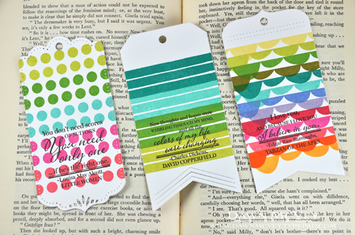 Paper: stamper&#039;s select white<br />
Stamps: Book Club, Ombre Builders<br />
Ink: summer...
