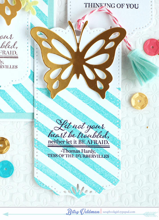 stamps:  book club, bb: super stripes<br />
ink: hawaiian shores, true black, smokey shadow<br...