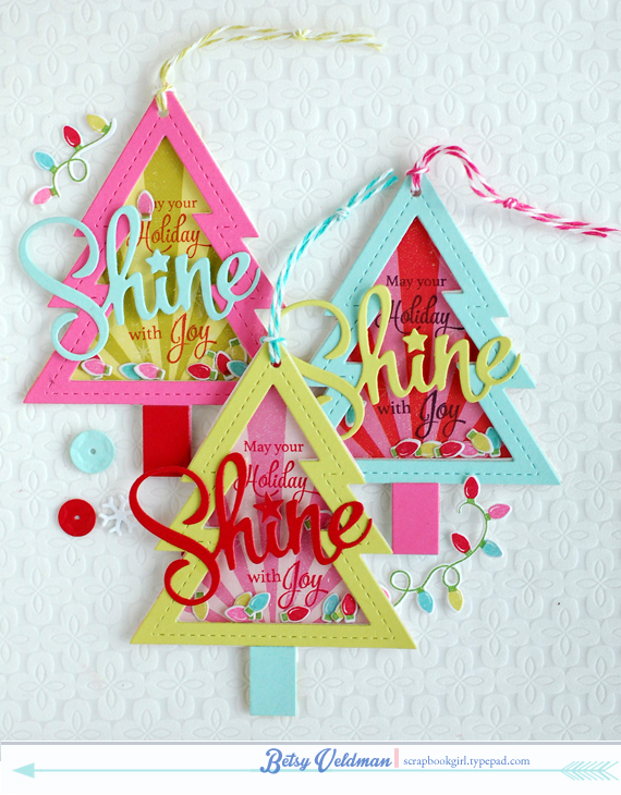 stamps: sparkle &amp; shine holiday additions<br />
ink: pure poppy, true black, new leaf,...