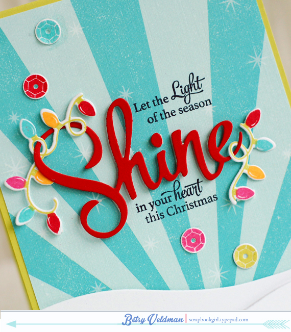 stamps: sparkle &amp; shine holiday additions<br />
ink: pure poppy, true black, new leaf,...