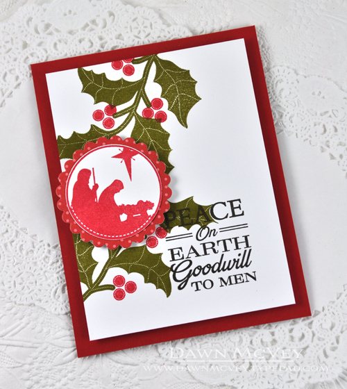 Paper: stamper&#039;s select white, pure poppy, pure poppy bitty dot<br />
Stamps:...