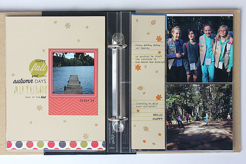 size: about 6&quot; x 8&quot;<br />
<br />
stamps: Monthly Moments: September, Monthly...