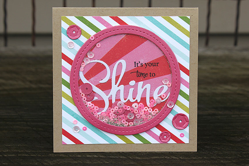 size: 4 1/4&quot; x 4 1/4&quot;<br />
<br />
stamps: Sparkle &amp; Shine<br />
<br />
ink:...