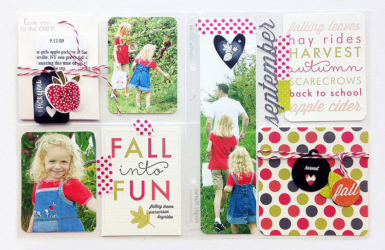 STAMPS:  Monthly Moments: September, Apple Prints<br />
INK: True Black, Fresh Snow, Canyon...