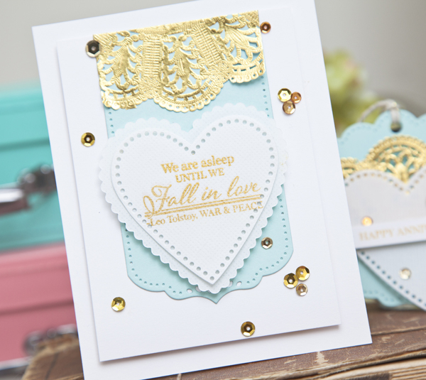 Supplies<br />
<br />
Stamps: Book Club<br />
<br />
Ink: gold<br />
<br />
Cardstock:...