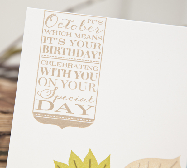 Supplies<br />
<br />
Stamps: Leave It Be, Birthday Classics: October<br />
<br />...