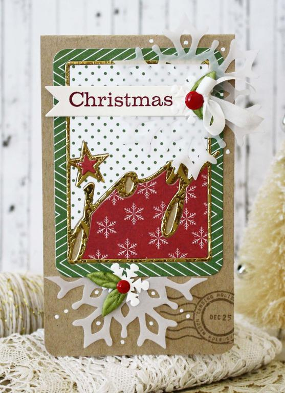 Papertrey Ink Supplies Used:<br />
Stamps:<br />
Phrase Play #8, Holiday Tags 2010<br />...
