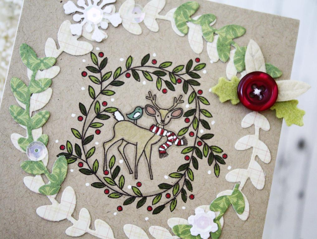 Papertrey Ink Supplies Used:<br />
Stamps:<br />
Santa&#039;s Sleigh and Season&#039;s...