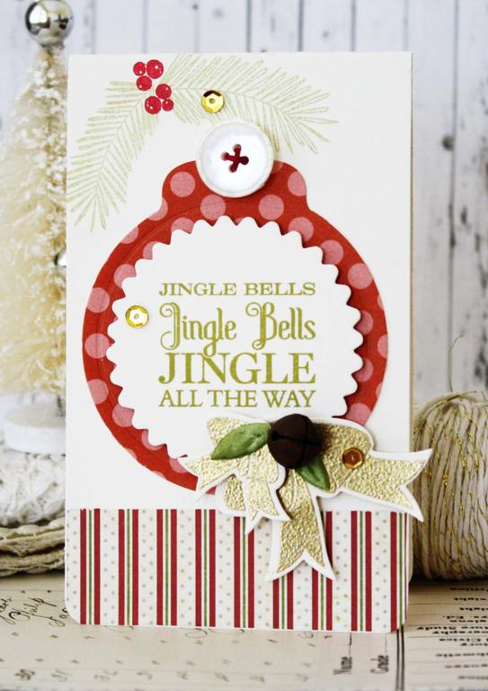 Papertrey Ink Supplies Used:<br />
Stamps:<br />
Season&#039;s Greetings and Bells &amp;...