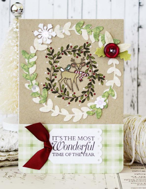 Papertrey Ink Supplies Used:<br />
Stamps:<br />
Santa&#039;s Sleigh and Season&#039;s...