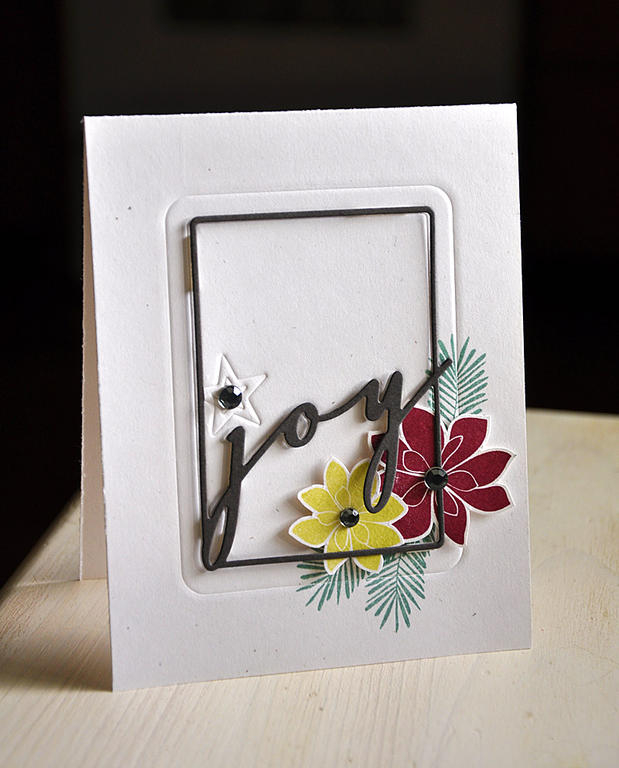 Stamps: Bells &amp; Boughs<br />
Ink: Scarlet Jewel, Ocean Tides and Limeade Ice<br />...