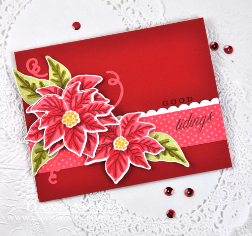 Paper: stamper&#039;s select white, berry sorbet, berry sorbet bitty dot, pure poppy<br />...