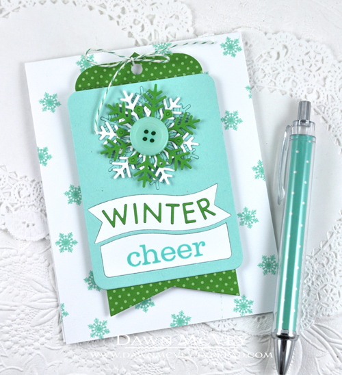 Paper: stamper&#039;s select white, aqua mist, new leaf, new leaf bitty dot<br />
Stamps:...