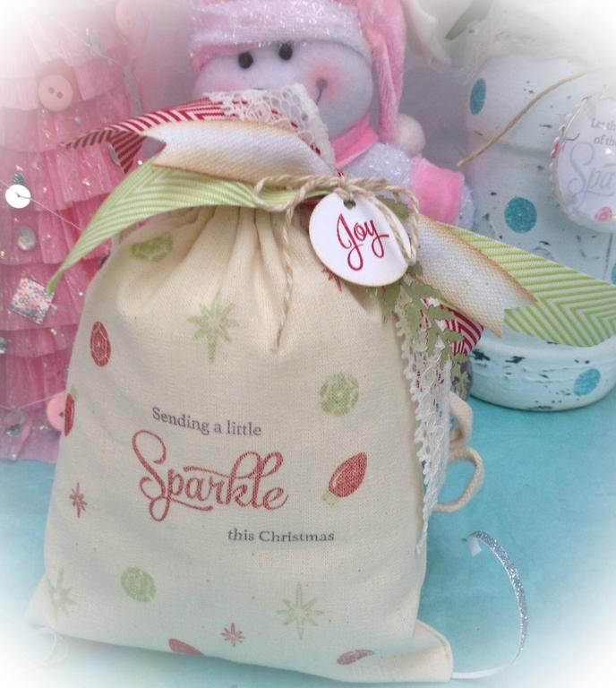 Pti cotton bag and sparkle and shine stamp set