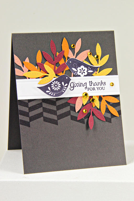 Stamps: Birthday Classics: November, Songbirds, BB: Diagonals<br />
Dies: Songbirds, Photo...