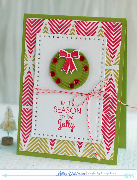 stamps: jolly holiday<br />
ink: simply chartreuse, pure poppy<br />
cardstock:  simply...