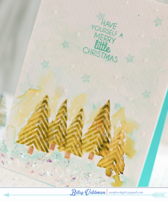 stamps: jolly holiday<br />
ink: simply chartreuse, ripe avocado, classic kraft, aqua mist<br...