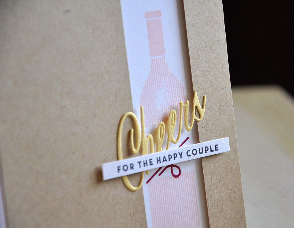 Stamps: Uncorked<br />
Ink: Scarlet Jewel, Sweet Blush, and True Black<br />
Cardstock: Kraft...