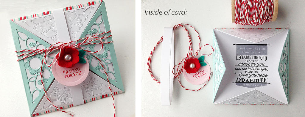 STAMPS: A Cheerful Heart<br />
INK: True Black, Pure Poppy; Soft Granite by Hero Arts<br />...