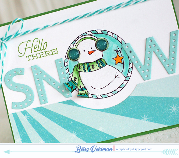 stamps: pompom pals<br />
ink: memento tuxedo, new leaf<br />
cardstock: stamper&#039;s select...