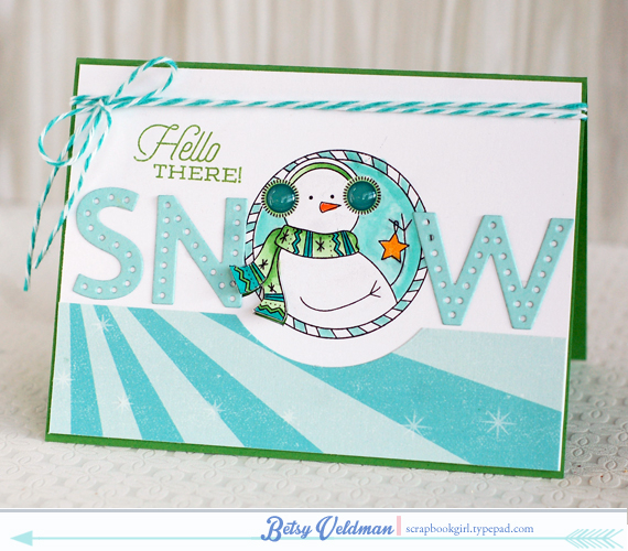 stamps: pompom pals<br />
ink: memento tuxedo, new leaf<br />
cardstock: stamper&#039;s select...