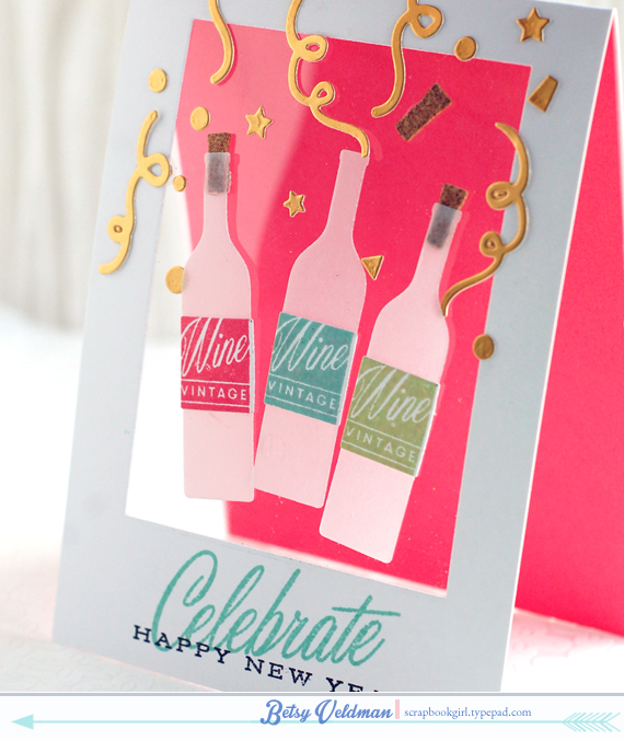 stamps: uncorked, keep it simple: new year<br />
ink: berry sorbet, aqua mist, spring moss,...