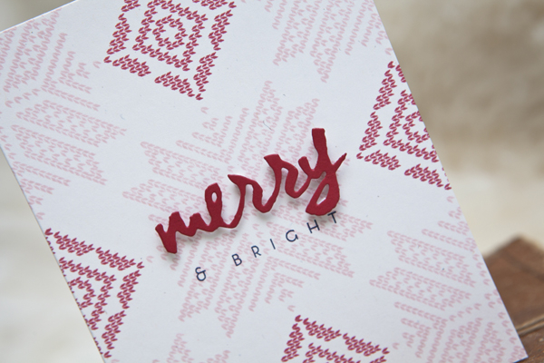 Stamps: Fair Isle Motifs, Wet Paint Holiday<br />
<br />
Ink: Pure Poppy, Sweet Blush, True...