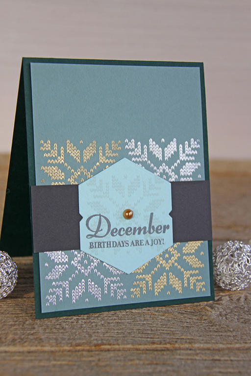 Stamps: Fair Isle Motifs, Birthday Classics: December<br />
Dies: Mat Stack 7<br />
Cardstock:...
