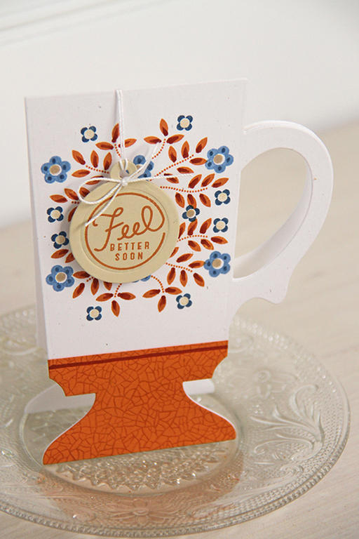 Stamps: Cuppa Love, Keep It Simple: Get Well Wishes, Inside/Out: Well Wishes<br />
Dies: Cuppa...