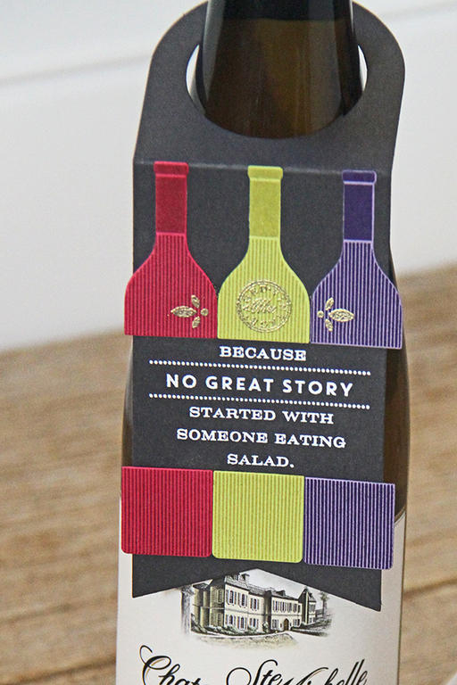 Wine Cork and Tag<br />
Stamp Set: Uncorked<br />
Dies: Uncorked, Tag Sale #5, Wine Tag,...