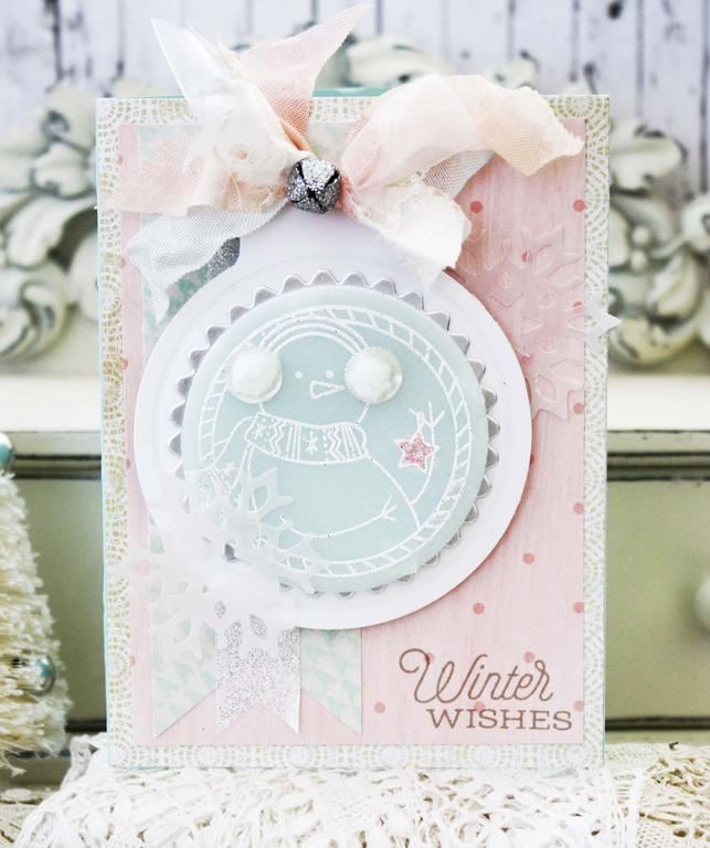 Papertrey Ink Supplies Used:<br />
Stamps:<br />
Pom Pom Pals<br />
Cardstock:<br />
Aqua...