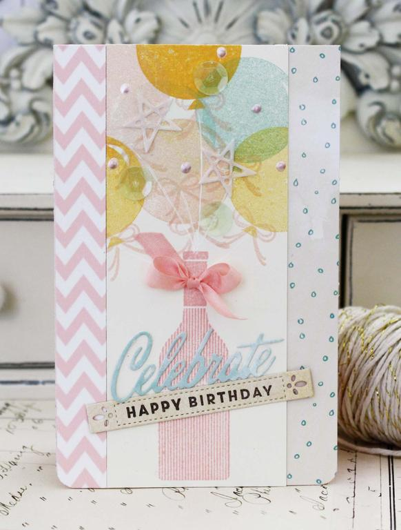 Papertrey Ink Supplies Used:<br />
Stamps:<br />
Uncorked and Birthday Style<br />
Ink:<br />...