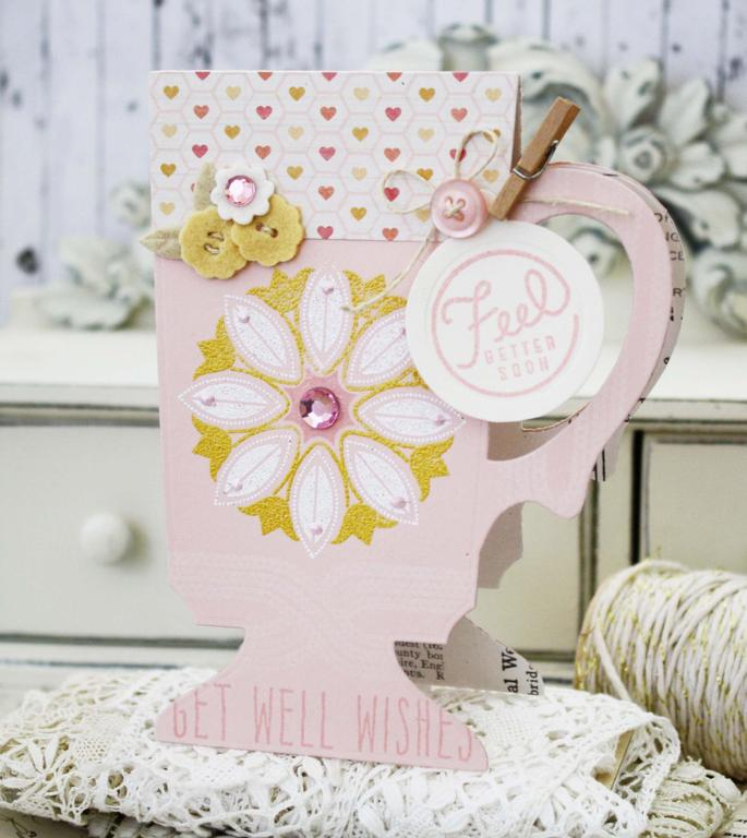 Papertrey Ink Supplies Used:<br />
Stamps:<br />
Cuppa Love and Keep it Simple:  Get Well<br...